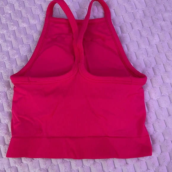 Vibrant Pink Racerback Tank Top - Picture 2 of 2